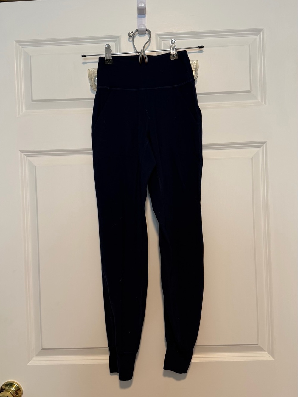 High-Waist Navy Women’s Active Jogger Pants